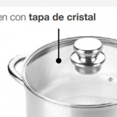 Olla alta de acero inoxidable Castel Pro, nivel profesional en casa