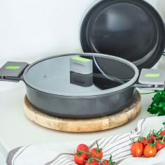 Cacerola 36cm cerámica con tapa y asas Life Bra  Casa Rex 2