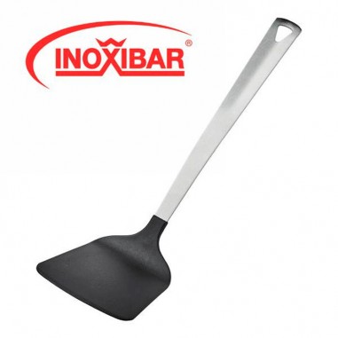 Espátula cocina plana nylon y acero Inoxibar -  Casa Rex