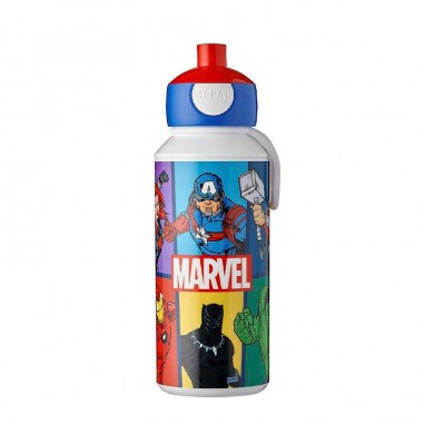 Botella agua reutilizable niños Avengers 400ml Mepal