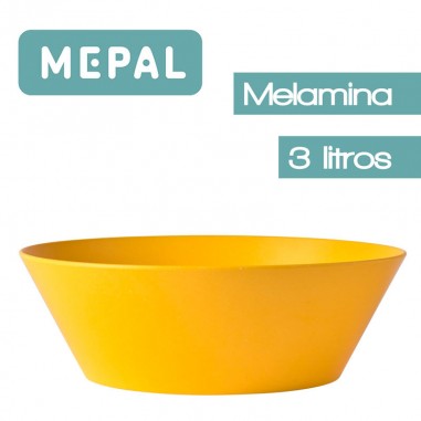 Bol melamina o ensaladera 3L Bloom Yellow Mepal  Casa Rex