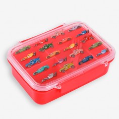 Fiambrera infantil con cubiertos Coches Idrink  Casa Rex 2