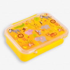 Fiambrera infantil con cubiertos Animales Idrink  Casa Rex 2