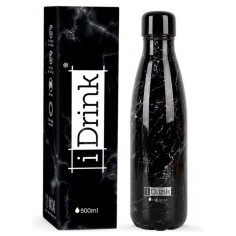 Botella térmica inox Marble Black 500ml Idrink  Casa Rex 2