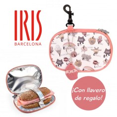 Porta bocadillos infantil Snack Rico Iris rosa