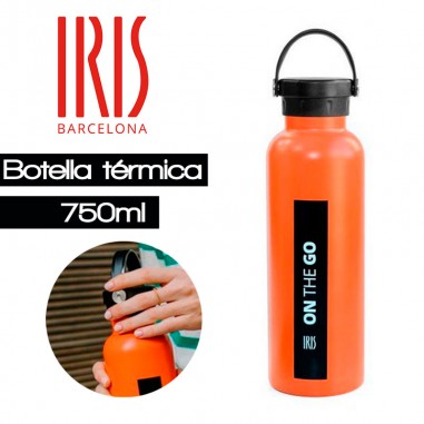 Botella térmica On To Go 750ml naranja Iris - Casa Rex