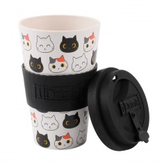 Taza para llevar ecológica gatos Idrink - Casa Rex 2