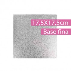 Base pastel cuadrada fina 17,5cm - Casa Rex