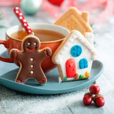 Set 2 cortadores Navidad: muñeco jengibre y casita Decora - Casa Rex 2