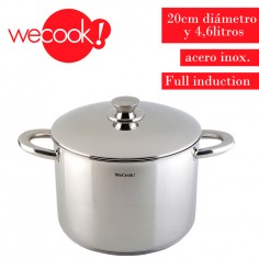 Olla con tapa full induction 20cm Wecook  Casa Rex