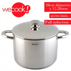 Olla con tapa acero inox. 28cm Wecook  Casa Rex