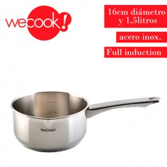 Cazo acero inox. 16cm Wecook  Casa Rex