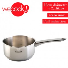 Cazo cocina acero inox. 18cm Wecook  Casa Rex