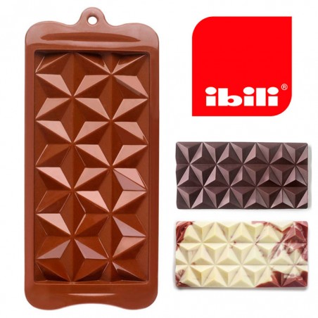 Molde silicona tableta de chocolate - Ibili