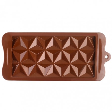 Molde tableta pirámide chocolate - Casa Rex