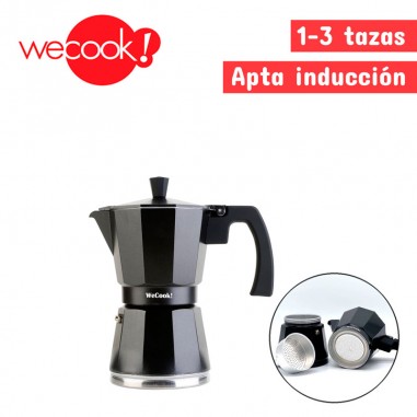 Cafetera italiana inducción 1 - 3 tazas WeCook - Casa Rex