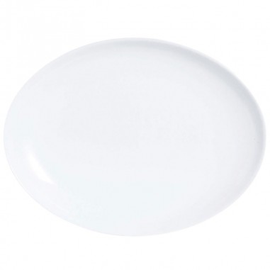 Bandeja ensaladera oval blanca Diwali 33cmx25cm Luminarc  Casa Rex