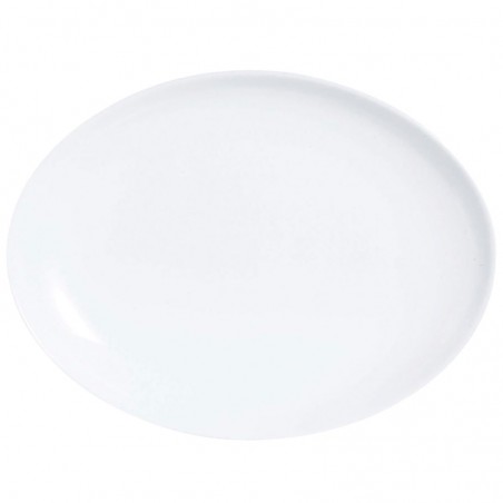 Bandeja ensaladera oval blanca Diwali 33cmx25cm Luminarc  Casa Rex