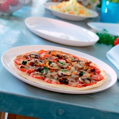 Plato pizza blanco Diwali 32cm Luminarc  Casa Rex