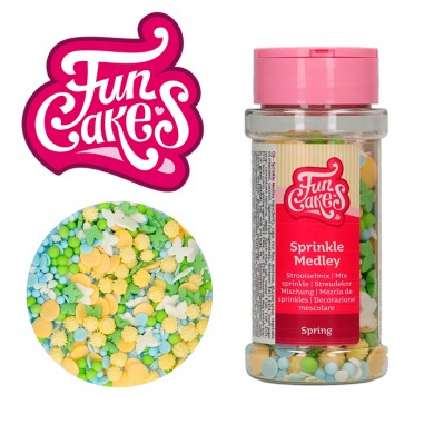 Sprinkles Medley Spring 55gr Funcakes  Casa Rex