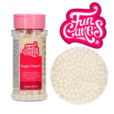 Perlas comestibles blancas Funcakes 60gr - Casa Rex