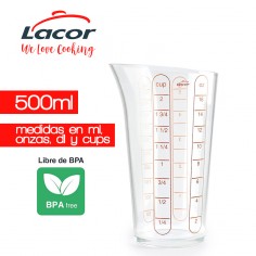 Vaso medidor 0,5 litros Lacor -  Casa Rex