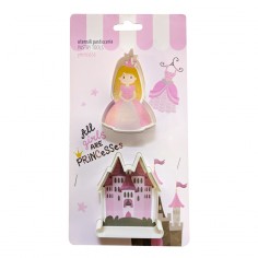 Set 2 cortadores galleta princesa y castillo Azucren  Casa Rex 2