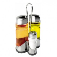 Juego vinagrera 4 piezas inox. 2