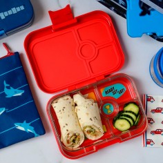 Caja desayuno o bento Panino Car Race 4C Yumbox  Casa Rex 2