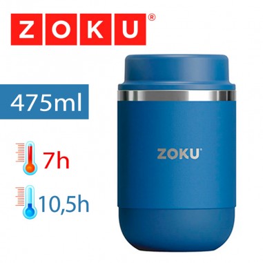 Termo sólidos para comida 475ml azul Zoku  Casa Rex