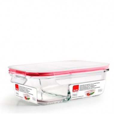 Fiambrera hermética vidrio 1600ml Ibili  Casa Rex