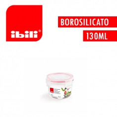 Mini Contenedor para alimentos cristal redondo 130ml Ibili  Casa Rex
