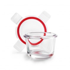 Mini Contenedor para alimentos cristal redondo 130ml Ibili  Casa Rex 2