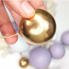 Juego de bolas decorativas para pasteles lilas  Casa Rex 2