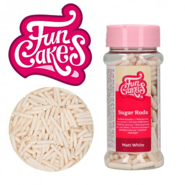 Palitos blancos mates comestibles XL Funcakes  Casa Rex