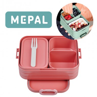 Bento Lunch box rosa vivido Mepal - Casa Rex