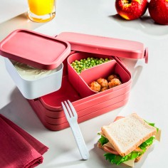 Bento Lunch box rosa vivido Mepal - Casa Rex 2