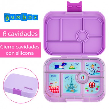 Caja desayuno o bento Original Paris 6C Yumbox  Casa Rex