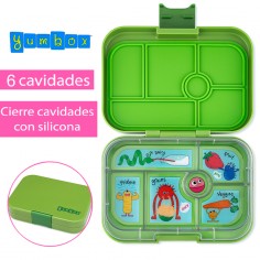 Fiambrera infantil o bento Original Monsters 6C Yumbox - Casa Rex