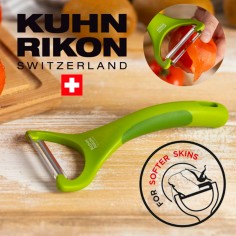 Pelador verde para pieles finas Y  Kuhn Rikon - Casa Rex