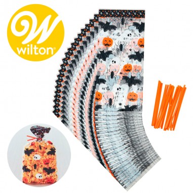 Pack 20 bolsas con cierre Halloween Wilton  Casa Rex