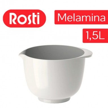 Bol de cocina de melamina blanco 1,5L Margrethe Rosti - Casa Rex