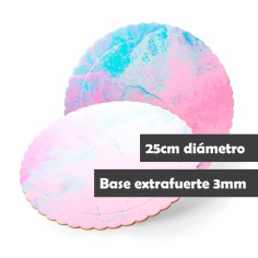 Base tarta redonda SweetDreams borde ondulado 25cm  Casa Rex