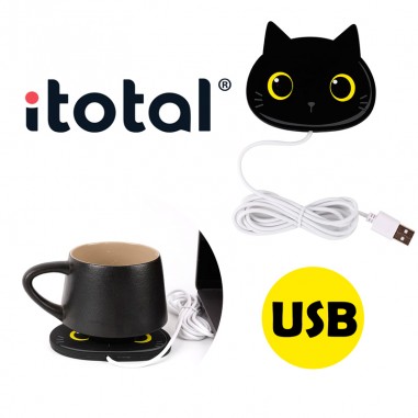 Calentador de bebidas Cat o gato USB iTotal  Casa Rex