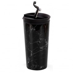 Mug térmico viaje mármol negro 350ml Idrink  Casa Rex 2