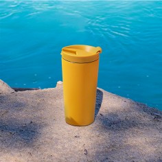 Mug térmico viaje color mostaza 350ml Idrink  Casa Rex 2