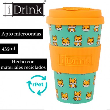 Taza Re-Cup perritos Shiba 435ml Idrink  Casa Rex