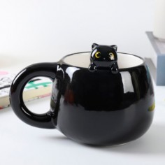 Taza Charm Black Cat 470ml Itotal -  Casa Rex 2
