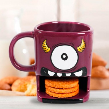 Mug Cookie Pocket Monstruo Itotal  Casa Rex