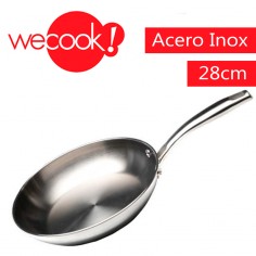 Sartén 28cm acero inoxidable tricapa  Wecook  Casa Rex